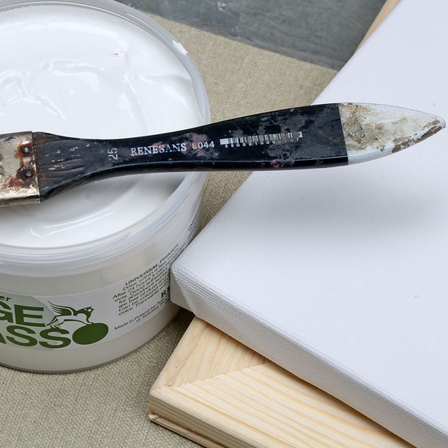 płótno zagruntowane, podobrazia i tablice