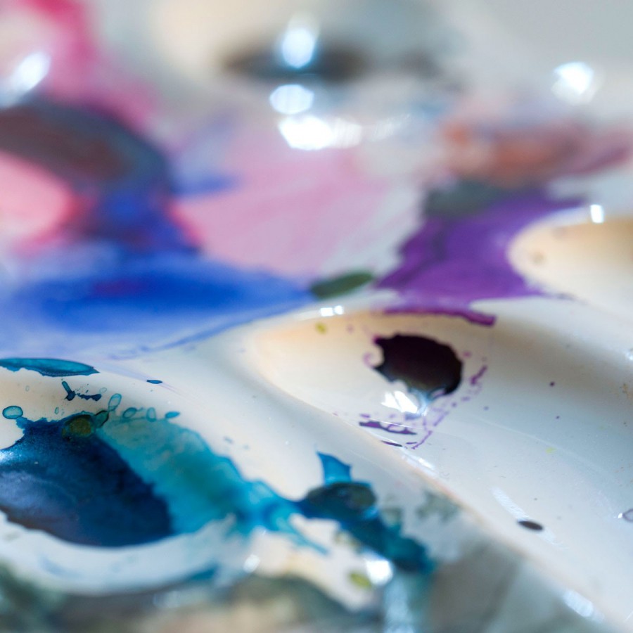 Porcelain palettes