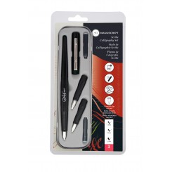 Calligraphy pen sets with S-nibs